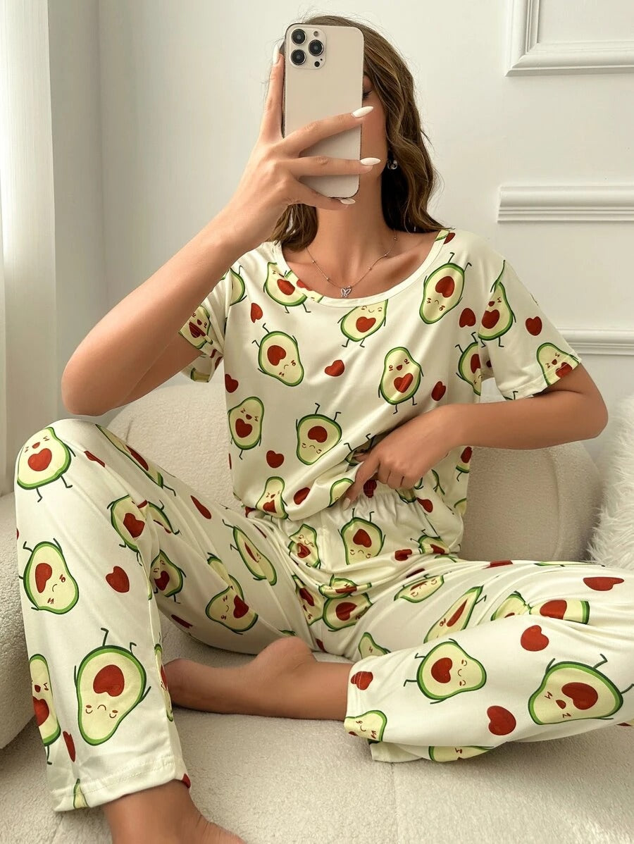 Avocado Dreamland PJ Set