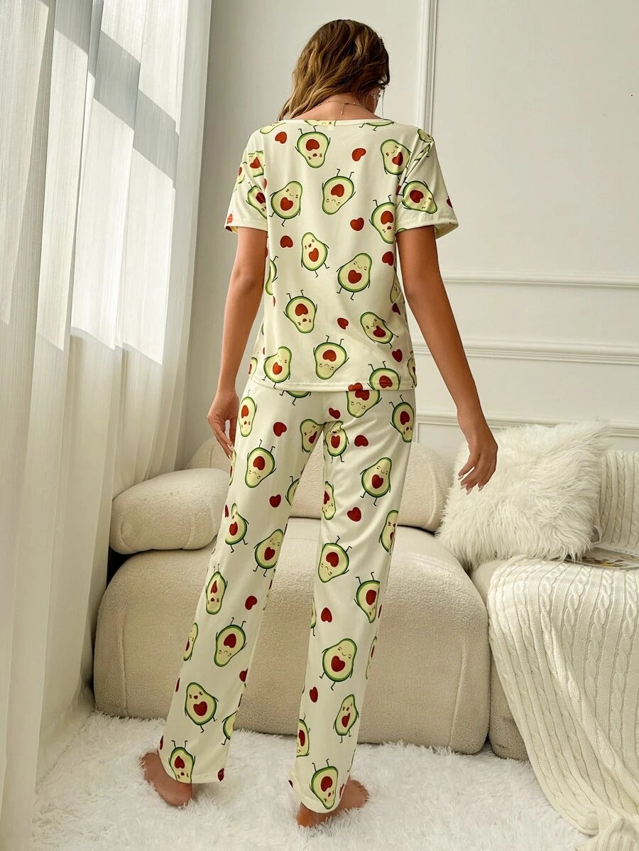 Avocado Dreamland PJ Set