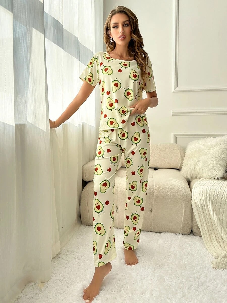 Avocado Dreamland PJ Set