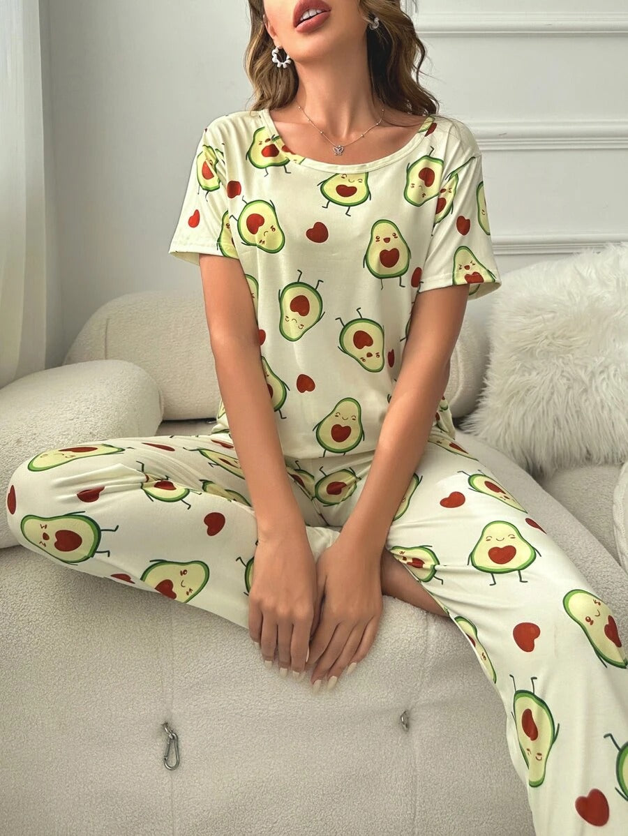 Avocado Dreamland PJ Set