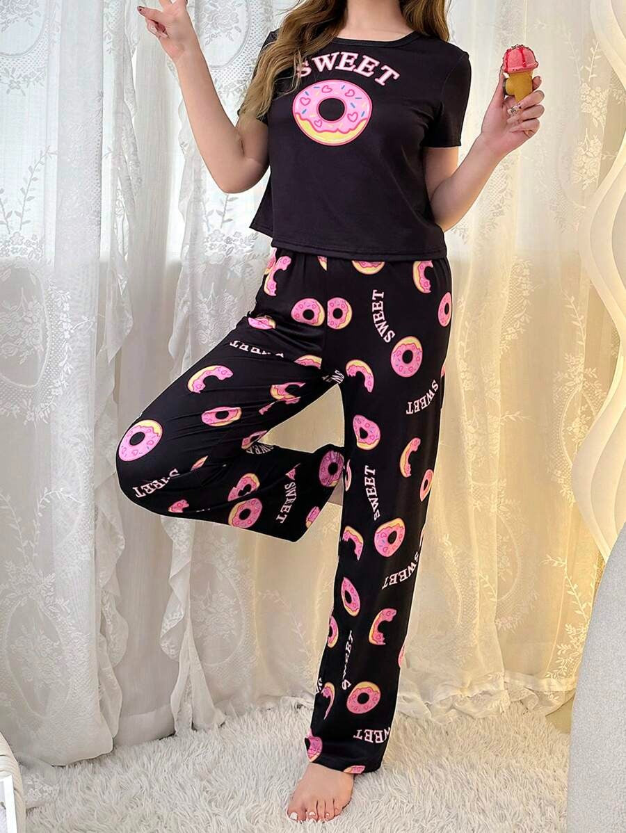 Night Sweet Donut PJ Set