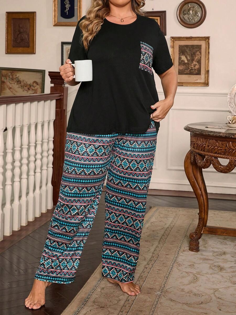 Geometric Bliss PJ Set