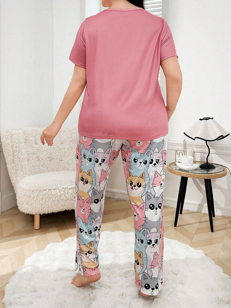 Sweet Dreams Kitty PJ Set