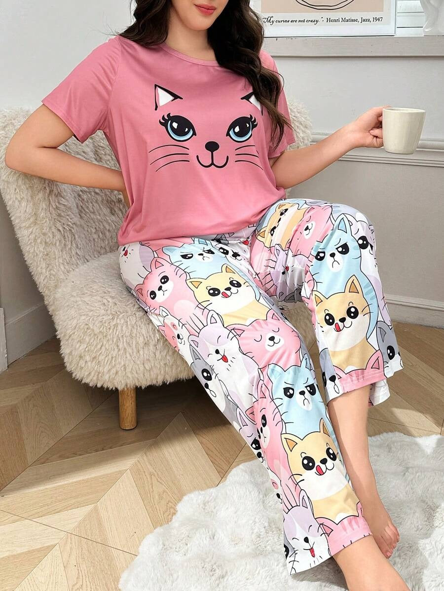 Sweet Dreams Kitty PJ Set