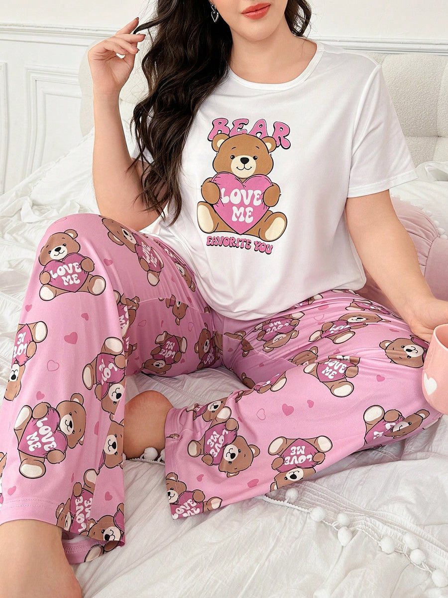 Love Me Bear PJ Set