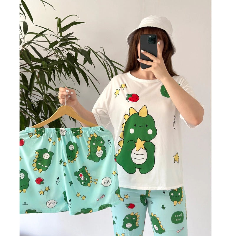 Star Dinasour 3 piece nightwear