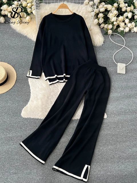 Slit Full Sleeve with Palazzo For Women PJ Set