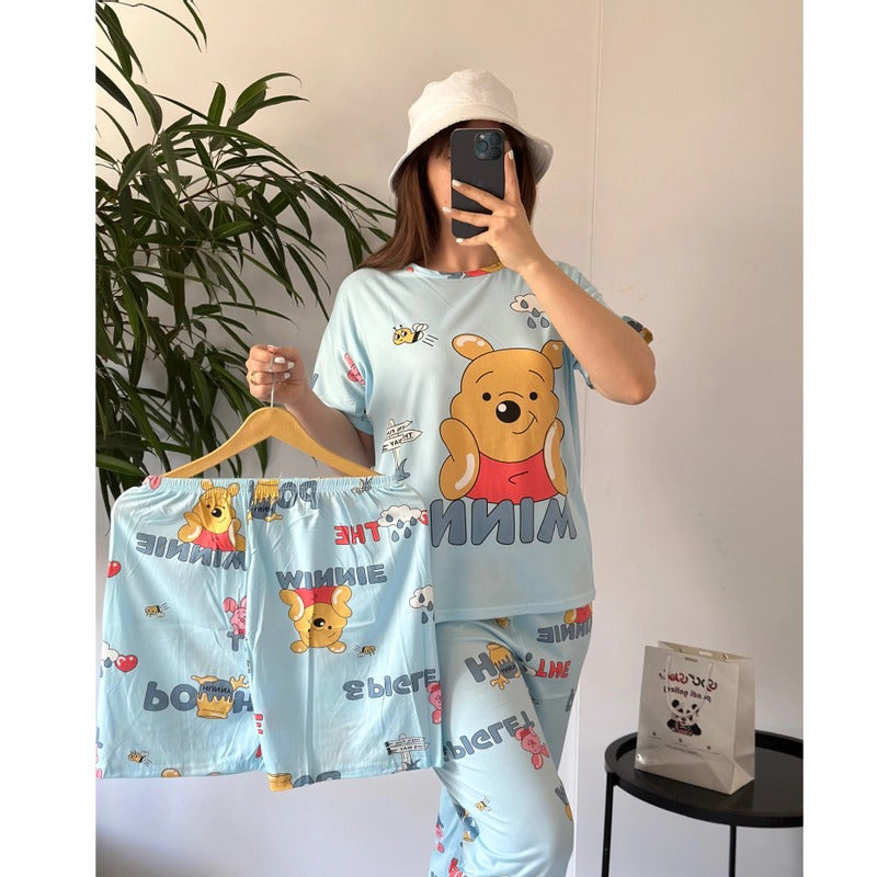 Winnie the Poo 3 piece nightwear