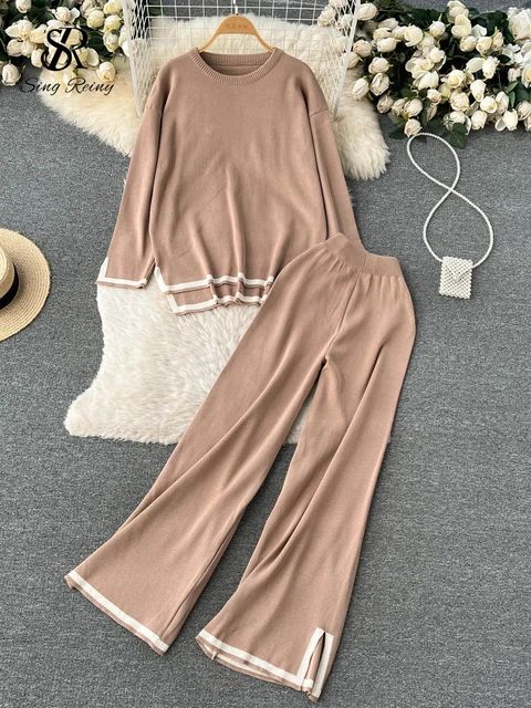 Slit Full Sleeve with Palazzo For Women PJ Set