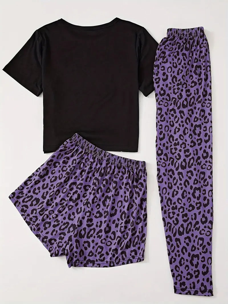 XOXO Wild Nights 3 piece nightwear